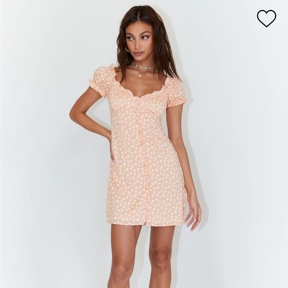 Princess Polly Donna Mini Dress Tangerine